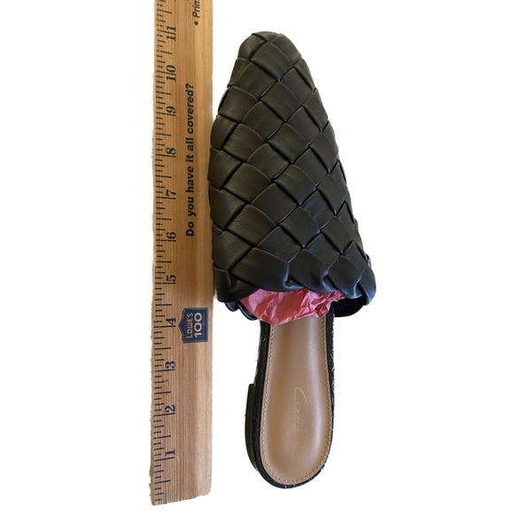 LIKE NEW Circus NY by Sam Edelman Black Olena Woven Slip on Mules Size 9.5 - Picture 9 of 9